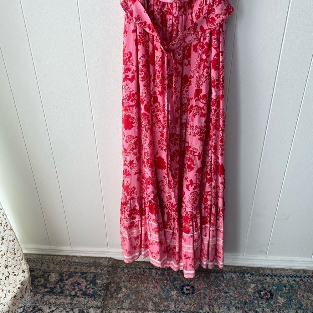 Sugarlips Aiza Floral Otis Off The Shoulder Maxi Dress Curve Size 2X New! - Picture 8 of 15